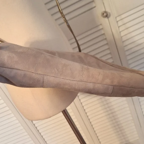 Rare Vtg Jasmin genuine suede leather snakeskin crossbody bag purse Hong Kong - Picture 4 of 7